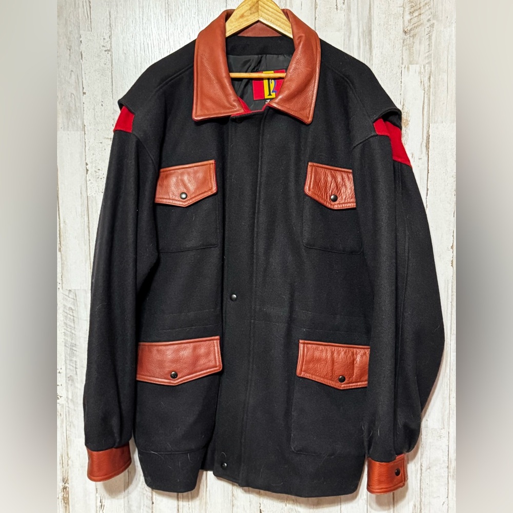 Vintage‎ T2 Wool Overcoat XL
